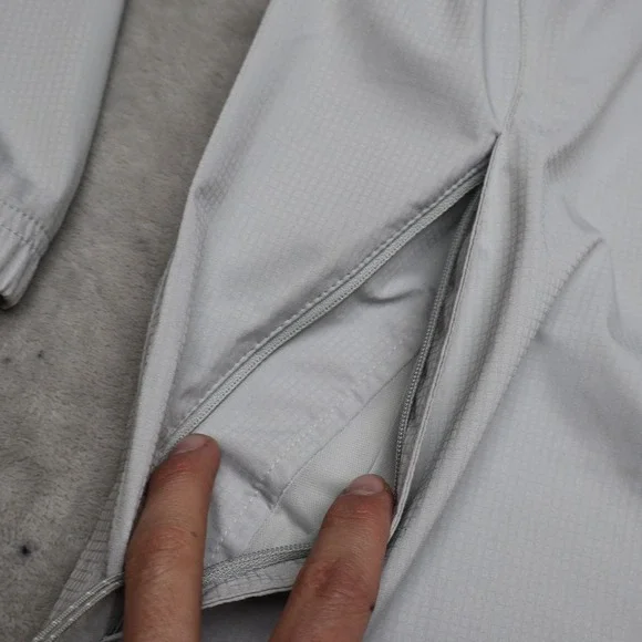 Columbia PFG Jacket Mens XL White Tamiami Hurricane Rain Full Zip Light Outdoor - Picture 7 of 16